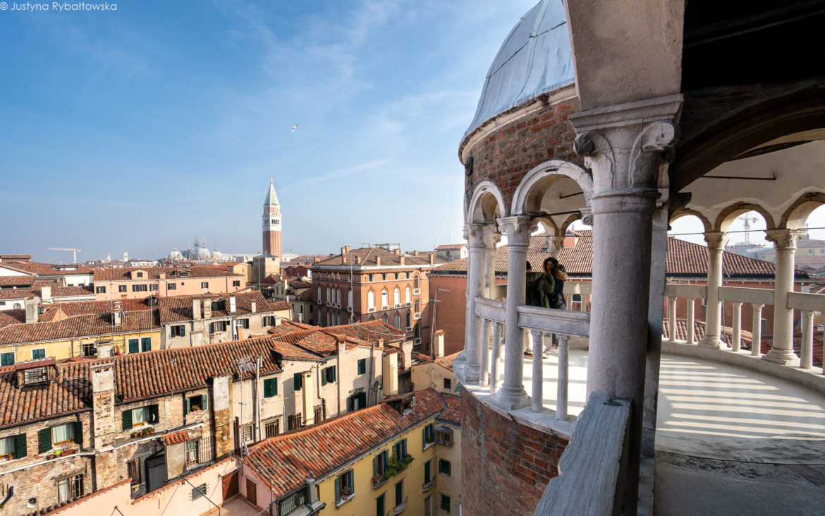 Panorama Wenecji ze Scala Contarini del Bovolo
